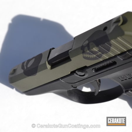 Powder Coating: Handguns,Armor Black H-190,O.D. Green H-236,Ruger