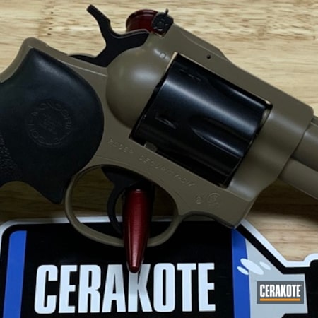 Powder Coating: Two Tone,Cerakote Elite Series,BLACKOUT E-100,Revolver,Ruger,Restoration,FDE E-200