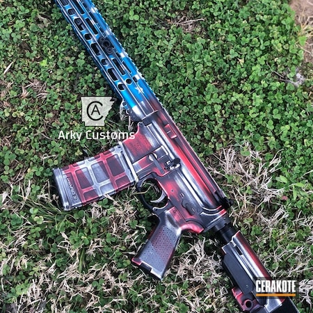Powder Coating: Bright White H-140,Graphite Black H-146,Distressed,NRA Blue H-171,Palmetto State Armory,USMC Red H-167,Tactical Rifle,American Flag,Battleworn,Distressed American Flag