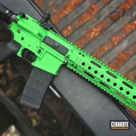 Powder Coating: Two Tone,Zombie Green H-168,AR Pistol,Tactical Rifle,AR-15,Sky Blue H-169
