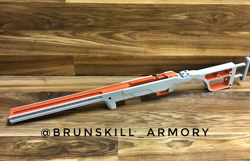 Two Tone ARS Rifle Chassis by Web User | Cerakote