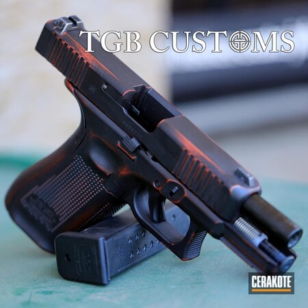 Powder Coating: Graphite Black H-146,Glock,Distressed,Pistol,USMC Red H-167,Battleworn,Glock 45