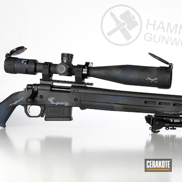 Cerakoted Remington 700 Bolt Action Rifle In Cerakote Urban Multicam
