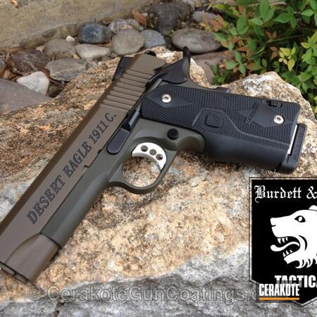 Powder Coating: Graphite Black H-146,1911,Handguns,MAGPUL® O.D. GREEN H-232,Colt,Patriot Brown H-226