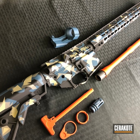 Powder Coating: Hunter Orange H-128,JESSE JAMES CIVIL DEFENSE BLUE H-401,Graphite Black H-146,Tactical Rifle,BENELLI® SAND H-143,Splinter Camo,Titanium H-170