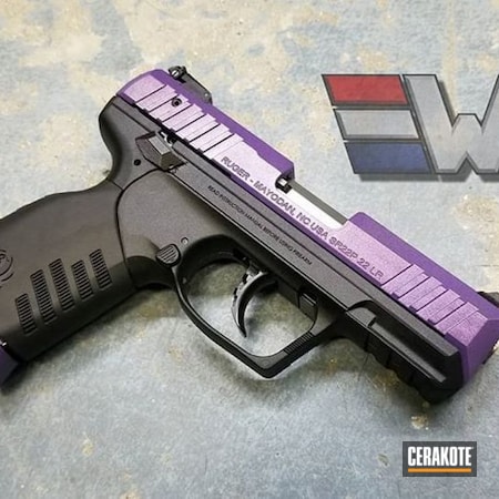 Powder Coating: Handguns,Pistol,Bright Purple H-217,Ruger,Ruger SR22