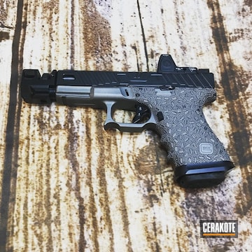Cerakoted Glock 19 With Cerakote Graphite Black And Tactical Grey