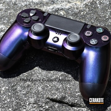 Cerakoted Ps4 Controller With Cerakote H-300 And Gun Candy