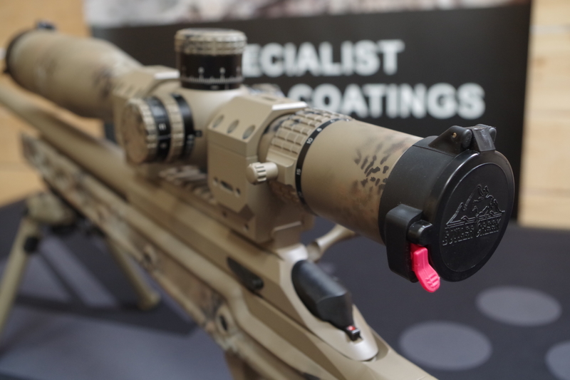 Customized Desert Rifle Bolt Action Rifle with Custom Cerakote Desert Camo by CHRIS BROWN ...