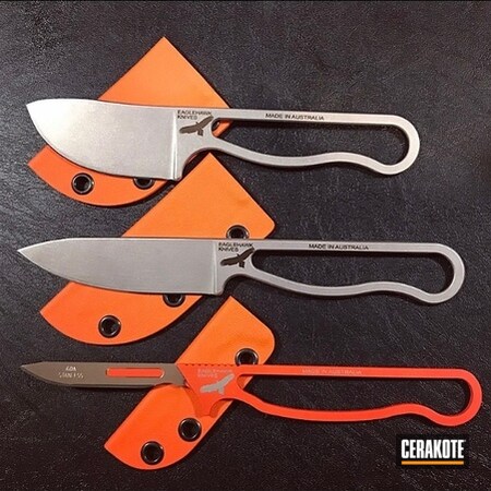 Powder Coating: Hunter Orange H-128,Knives,More Than Guns