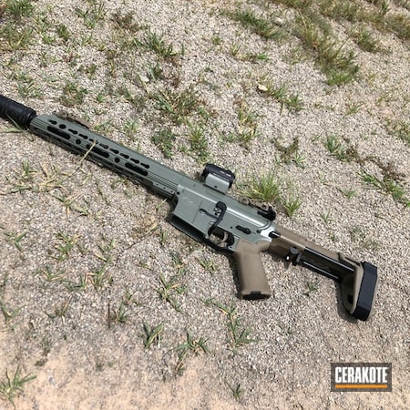 Powder Coating: Jungle E-140,Two Tone,Forest Green H-248,Anderson Mfg.,Tactical Rifle