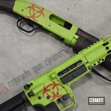 Cerakoted Zombie Hunter Themed Ar Rifles