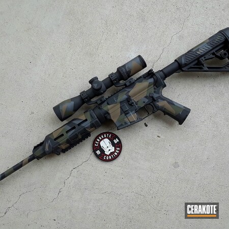 Powder Coating: Graphite Black H-146,Mil Spec O.D. Green H-240,DPMS Panther Arms,Sniper Grey H-234,GLOCK® FDE H-261,Tactical Rifle,Splinter Camo
