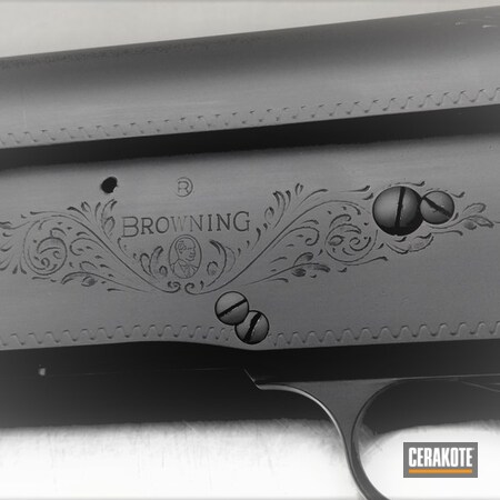Powder Coating: Graphite Black H-146,Shotgun,Browning A5,Browning