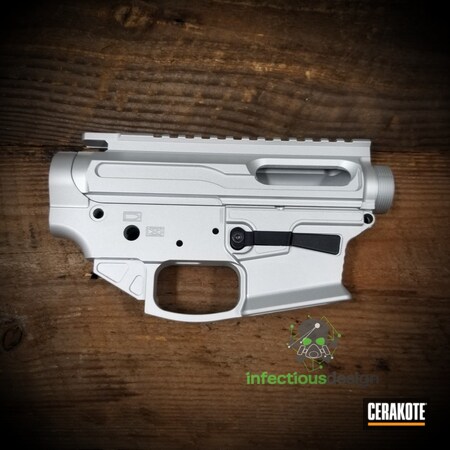 Powder Coating: 9mm,Satin Aluminum H-151,AR Pistol,Upper / Lower,SBR