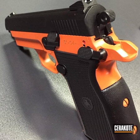 Powder Coating: Hunter Orange H-128,Two Tone,Pistol,Star Arms,Gen II Graphite Black HIR-146