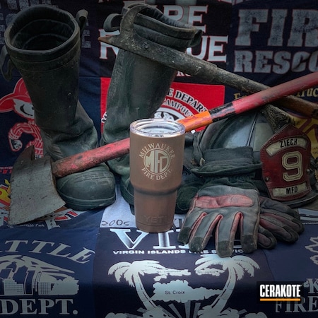 Powder Coating: Distressed,Custom Tumbler Cup,Firefighter,YETI Cup,Custom Copper,Burnt Bronze H-148,More Than Guns,YETI