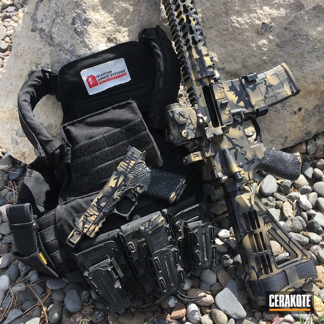 H-148 Burnt Bronze, H-190 Armor Black and H-109 Gloss Black by Web User ...