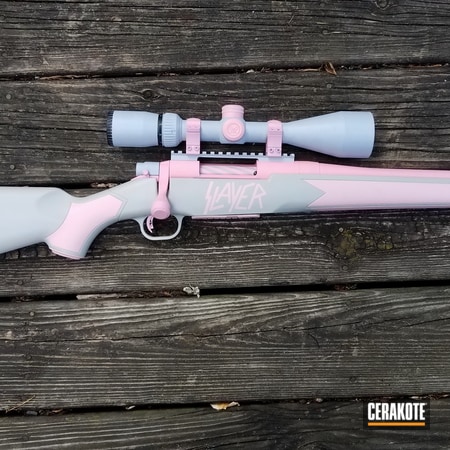 Powder Coating: Pink,Bazooka Pink H-244,Hunting Rifle,Bambi,450 Bushmaster,Deer Rifle,BATTLESHIP GREY H-213,Bolt Action Rifle,Vortex,Mossberg,Hunting