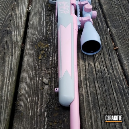 Powder Coating: Pink,Bazooka Pink H-244,Hunting Rifle,Bambi,450 Bushmaster,Deer Rifle,BATTLESHIP GREY H-213,Bolt Action Rifle,Vortex,Mossberg,Hunting