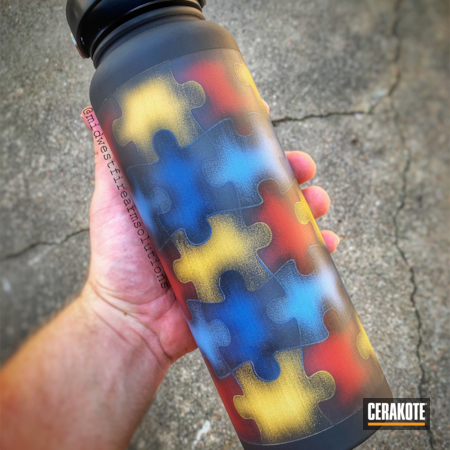 Powder Coating: DEWALT YELLOW H-126,Graphite Black H-146,NRA Blue H-171,Stormtrooper White H-297,Water Bottle,Autism Puzzle,FIREHOUSE RED H-216,More Than Guns,Hydroflask,Puzzle,Autism Awareness