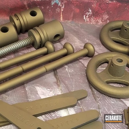 Powder Coating: Tools,Bench Cafted,Burnt Bronze H-148,Bench Vise,More Than Guns
