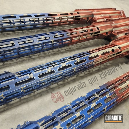 Powder Coating: Graphite Black H-146,Distressed,NRA Blue H-171,Aero Precision,American Flag,FIREHOUSE RED H-216,Weathered,BENELLI® SAND H-143,Distressed American Flag,Upper / Lower / Handguard