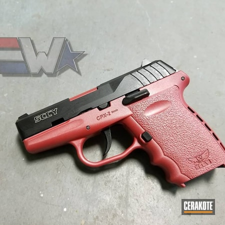 Powder Coating: Graphite Black H-146,Two Tone,Pistol,CPX-2,Wicked Weaponry,FIREHOUSE RED H-216,SCCY