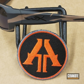 Cerakoted Wiley X Sunglasses With Cerakote Graphite Black And Mud Brown