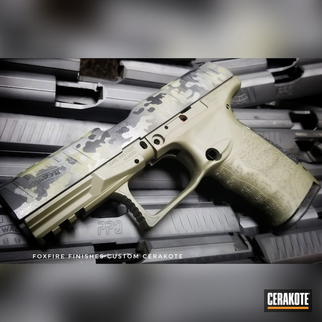 Walther PPQ with Custom Cerakote MultiCam by Web User Cerakote