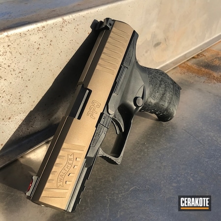 Powder Coating: Midnight Bronze H-294,Two Tone,Pistol,Walther,Walther PPQ