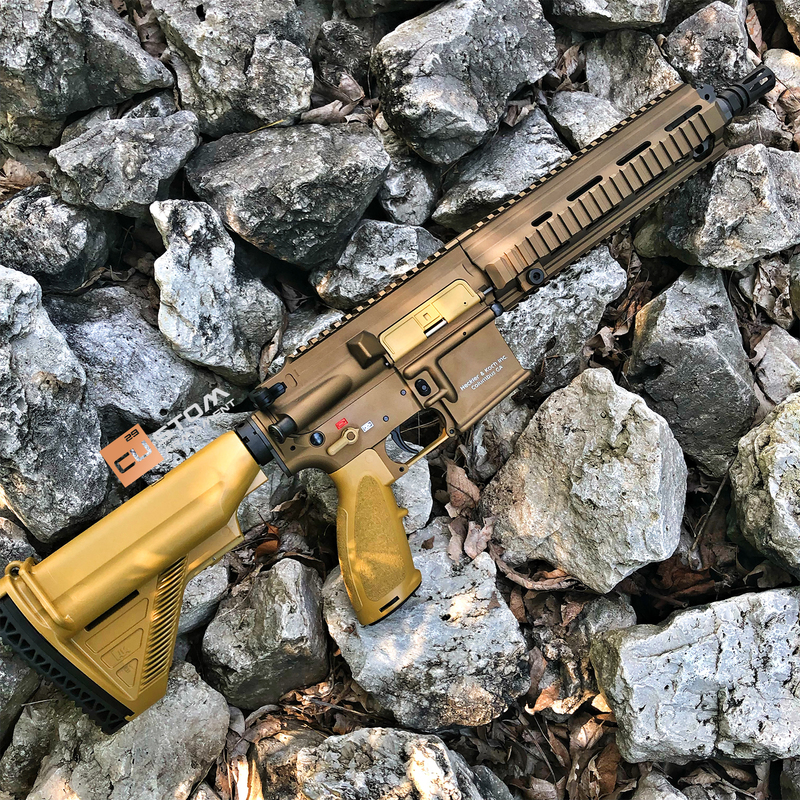 H-148 Burnt Bronze and H-8000 RAL 8000 by GLEN | Cerakote