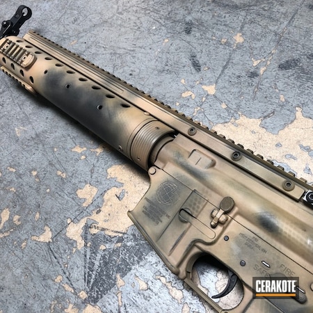 Powder Coating: Rifle,mk12,MAGPUL® FLAT DARK EARTH H-267,rattlecan,Distressed,Ral 8000 H-8000,Armor Black H-190,Tactical Rifle,PRI,Rattle Can Spray,Precision Reflex Inc,Rattle-camo,Worn,Gun Coatings,Matte Brown H-7504M,rattle can,Rattle Can Camo