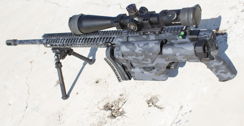 Ruger Precision Rifle in a Cerakote Urban Camo Finish by LONG | Cerakote