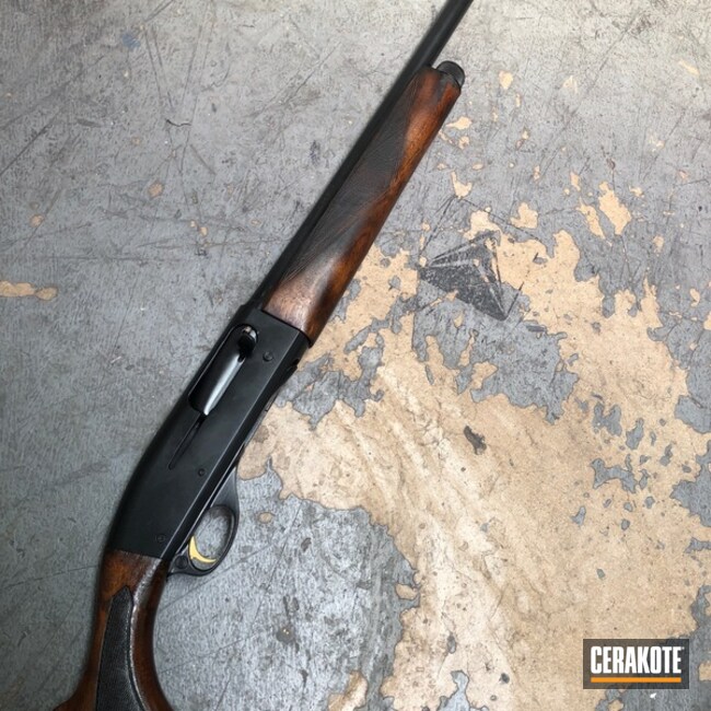 Cerakoted Remington 11-48 Shotgun And E-100 Blackout