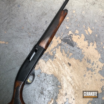Cerakoted Remington 11-48 Shotgun And E-100 Blackout