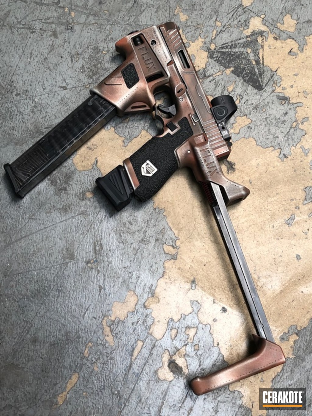 Custom Cerakote Rust Funish by ABELARDO ROMAN Cerakote