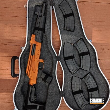 Powder Coating: Graphite Black H-146,Gun Coatings,GunCandy,AK Rifle