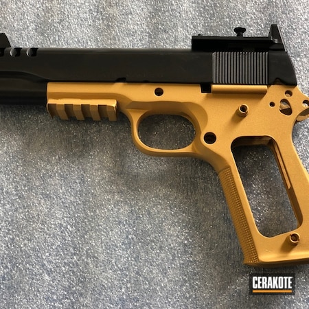 Powder Coating: Gun Coatings,Pistol,Gold H-122