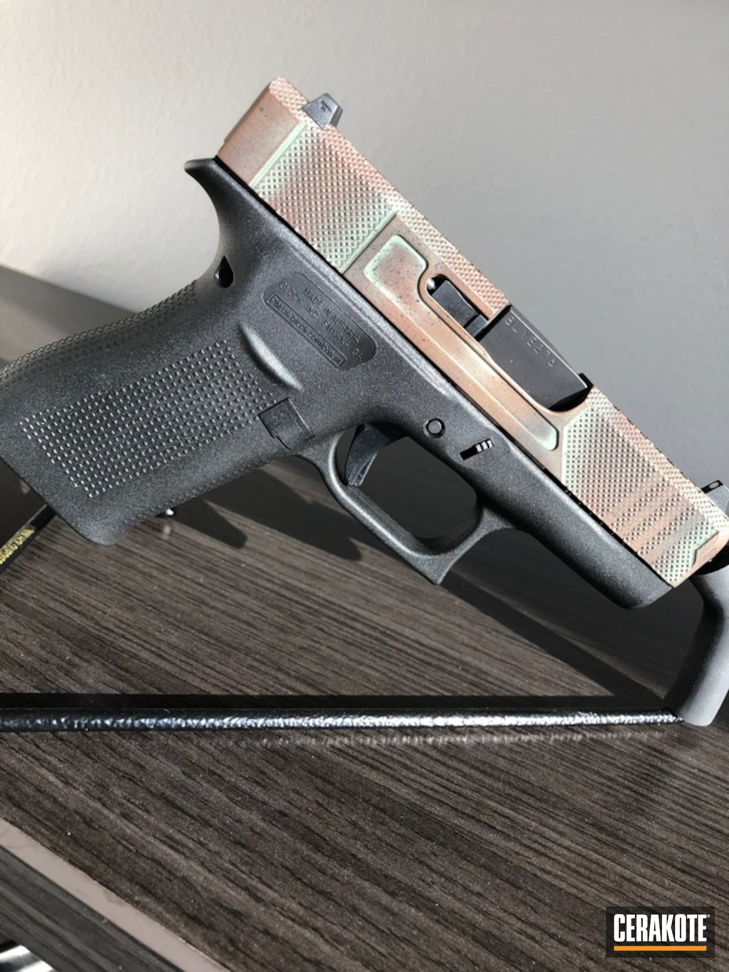 Cerakote Patina Finish on this Glock Handgun by Web User | Cerakote