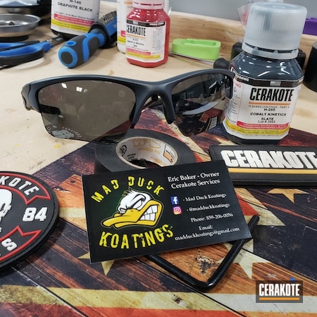 Powder Coating: Sunglasses,COBALT KINETICS™ SLATE H-295,COBALT KINETICS SLATE H-295,Lifestyle,More Than Guns,Oakley