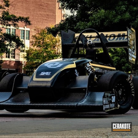 Powder Coating: Graphite Black C-102,University of Oklahoma,Racing,Automotive,C-Series,Formula 1,Exhaust