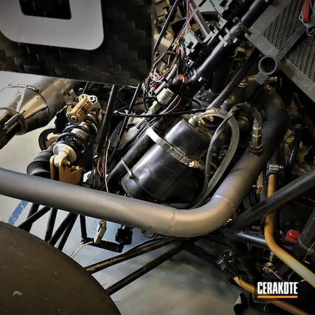 Powder Coating: Graphite Black C-102,University of Oklahoma,Racing,Automotive,C-Series,Formula 1,Exhaust