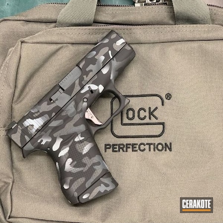Powder Coating: Hidden White H-242,Glock 43,Graphite Black H-146,Glock,Black Multi Cam,Gun Coatings,Pistol,Apex Trigger,MultiCam,Cobalt H-112,Apex Tactical Trigger