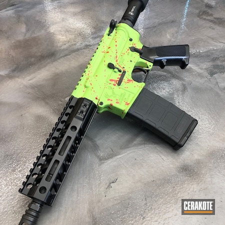 Powder Coating: Graphite Black H-146,Gun Coatings,Zombie Green H-168,MagPul,AR Pistol,USMC Red H-167,Zombie,2A Armament,Stag Arms,Tactical Rifle,AR-15