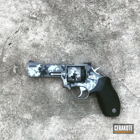 Powder Coating: Satin Aluminum H-151,Graphite Black H-146,Gun Coatings,Digicam,Revolver,Taurus 357 Magnum,Taurus,Stainless H-152,Digital Camo