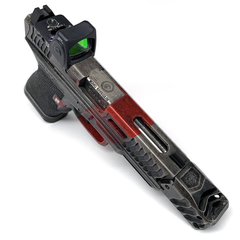 G147 Color H-146 Graphite Black, H-167 USMC Red and H-170 Titanium by JASON | Cerakote