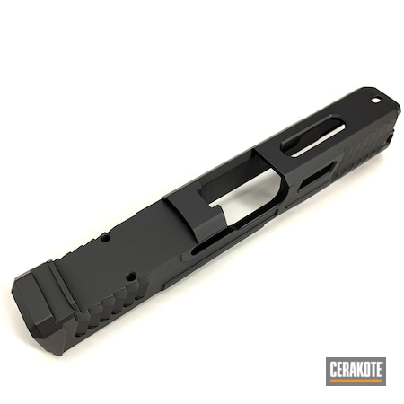 Powder Coating: Graphite Black H-146,Glock,Slides,Gun Coatings