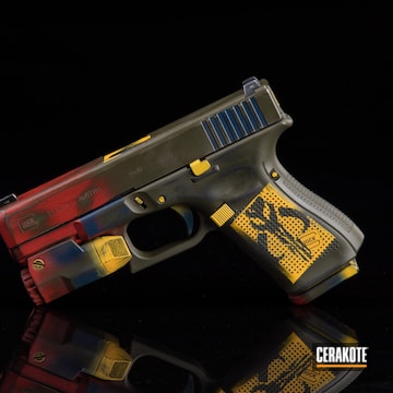 Cerakoted Star Wars Themed Glock 19 Handgun