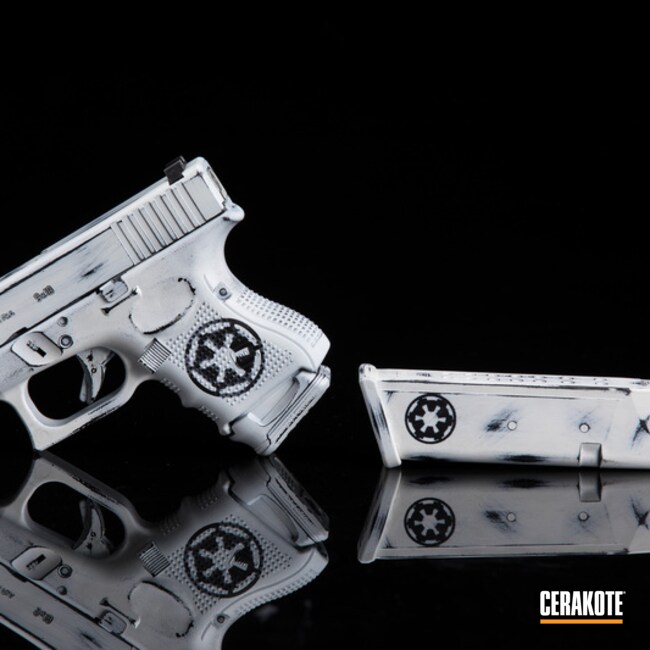 Star Wars Themed Battleworn Glock 26 Handgun by Web User | Cerakote